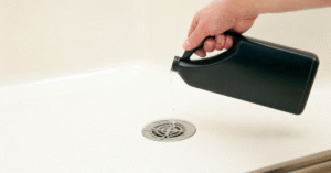 Using Chemical Drain Cleaner