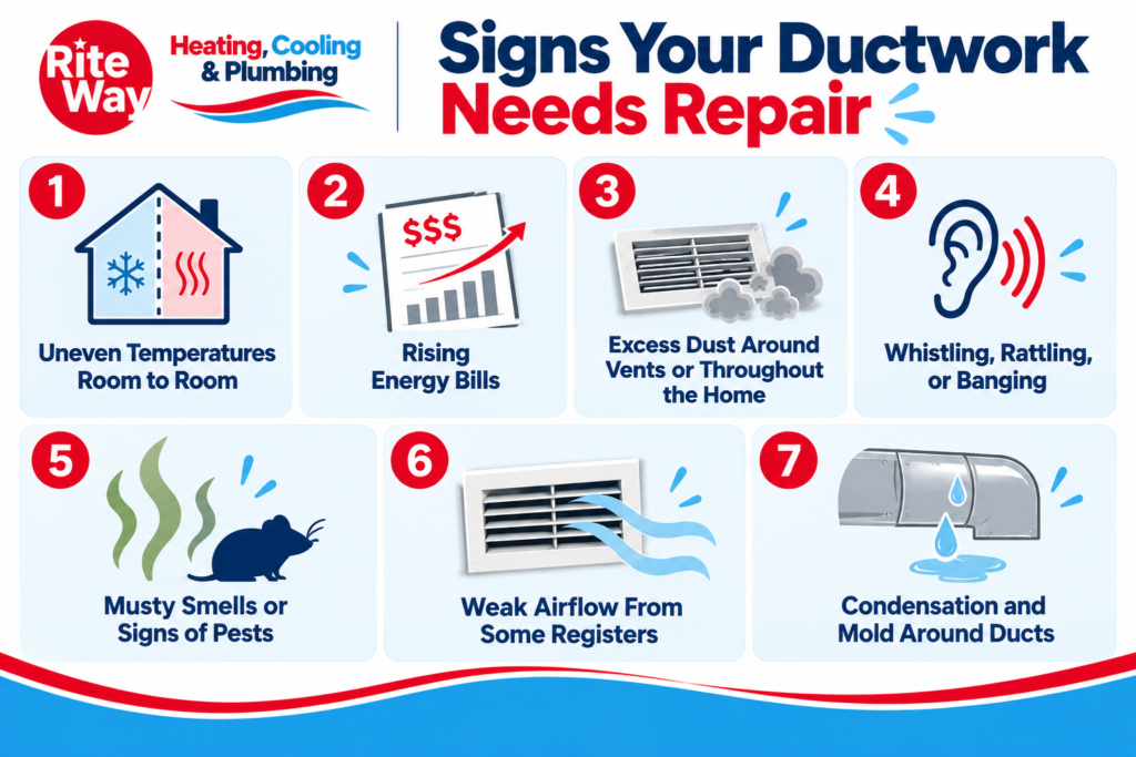 Signs Ductwork Needs Repair Rite Way